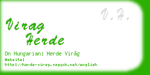virag herde business card